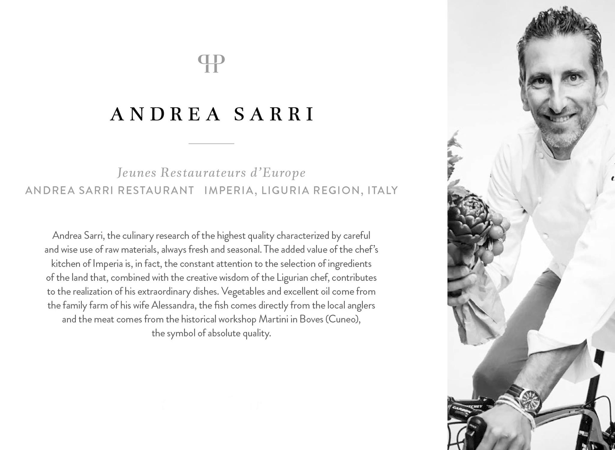 Andrea Sarri Chef Maldive